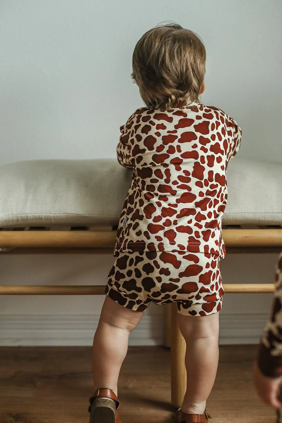 Animal Spots Bamboo Sweatshirt Set - Top & Bottom