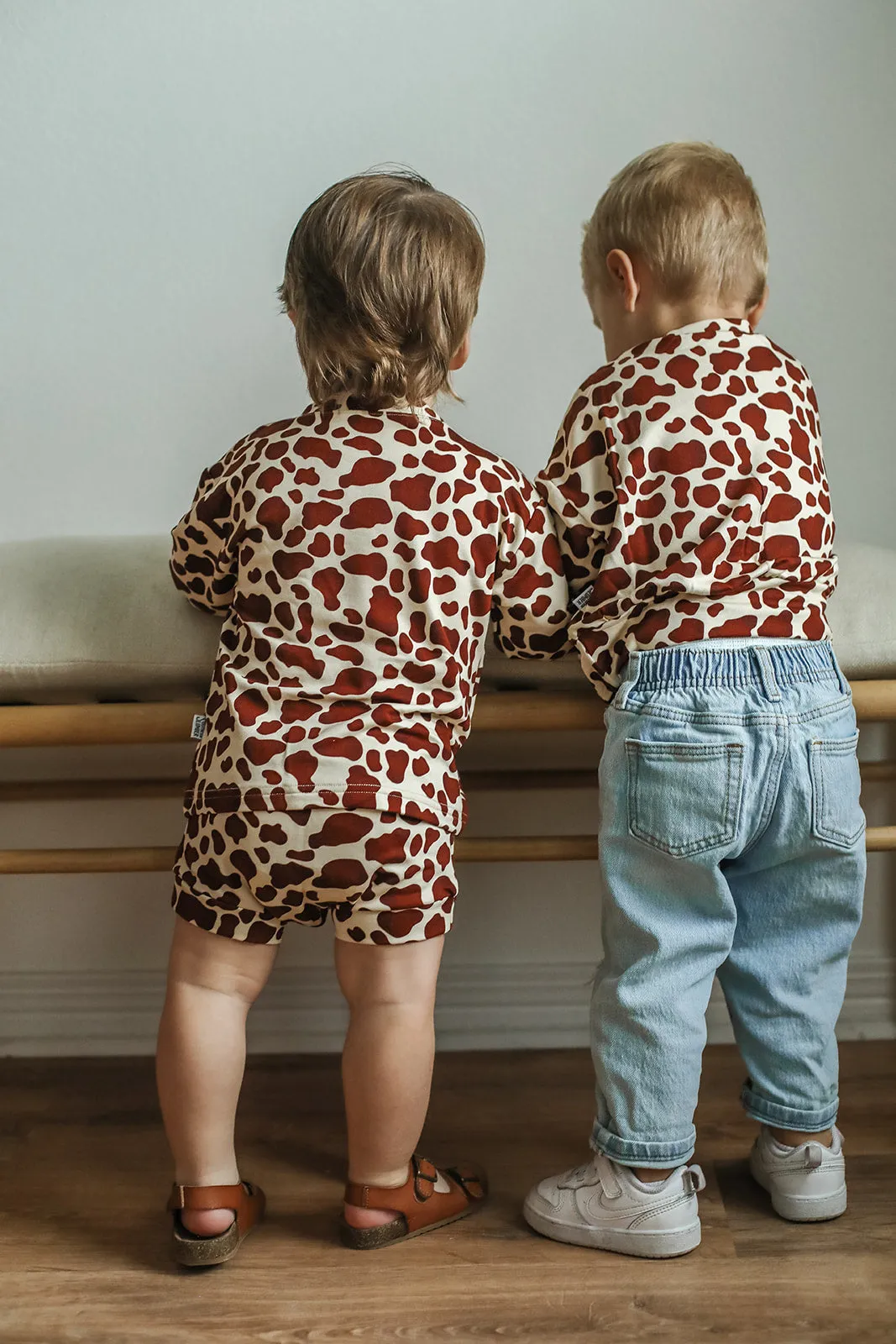 Animal Spots Bamboo Sweatshirt Set - Top & Bottom