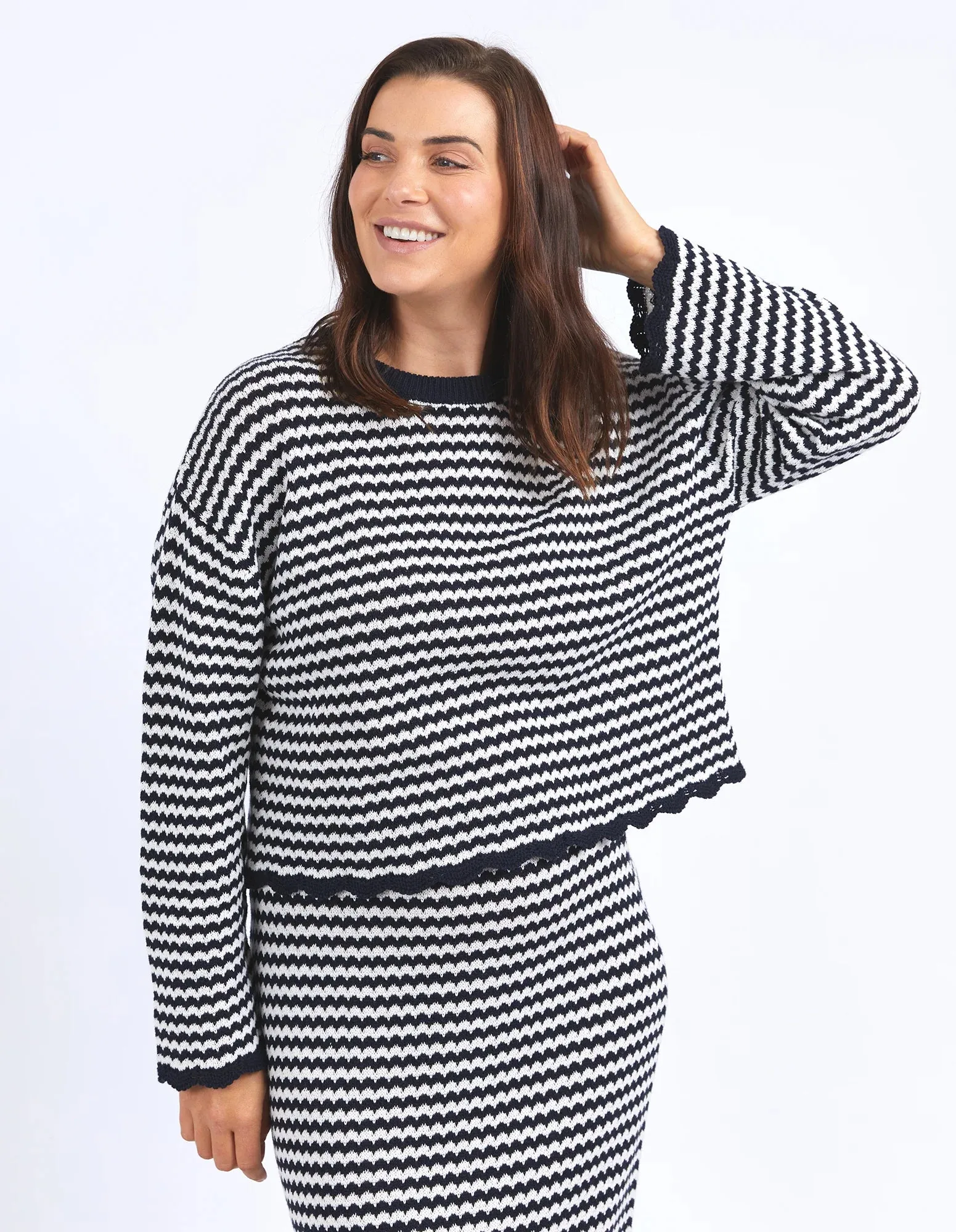 Elm Rosie Stripe Knit Top