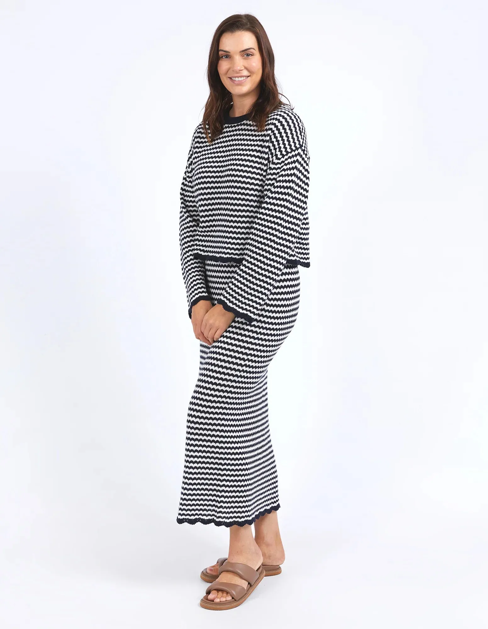 Elm Rosie Stripe Knit Top