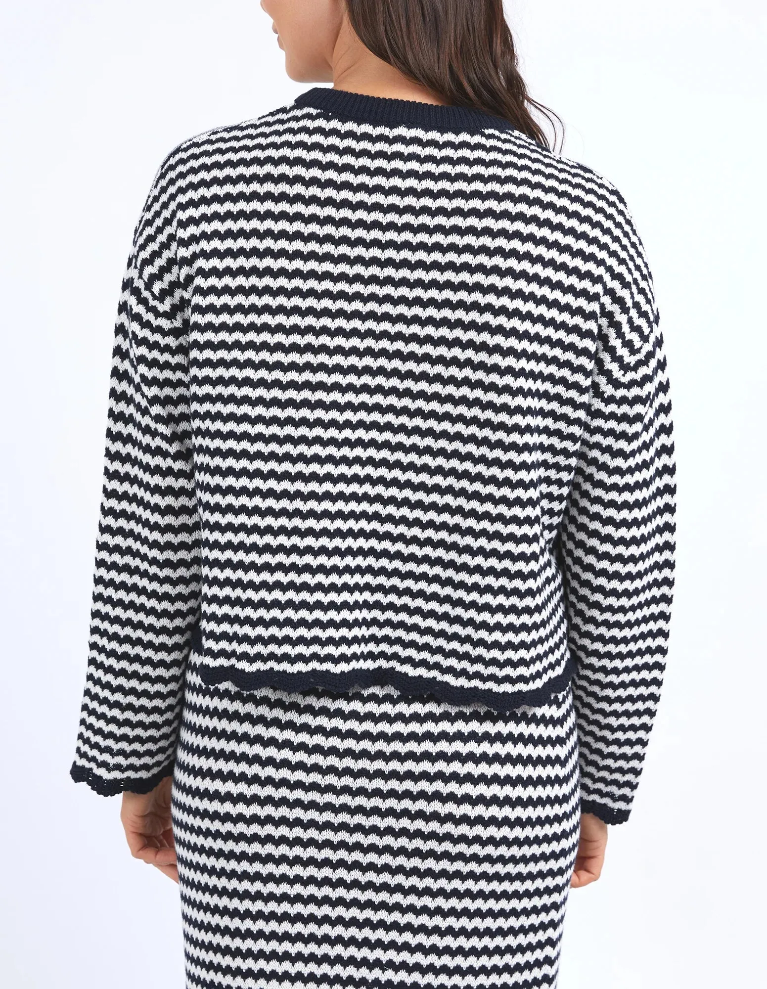 Elm Rosie Stripe Knit Top
