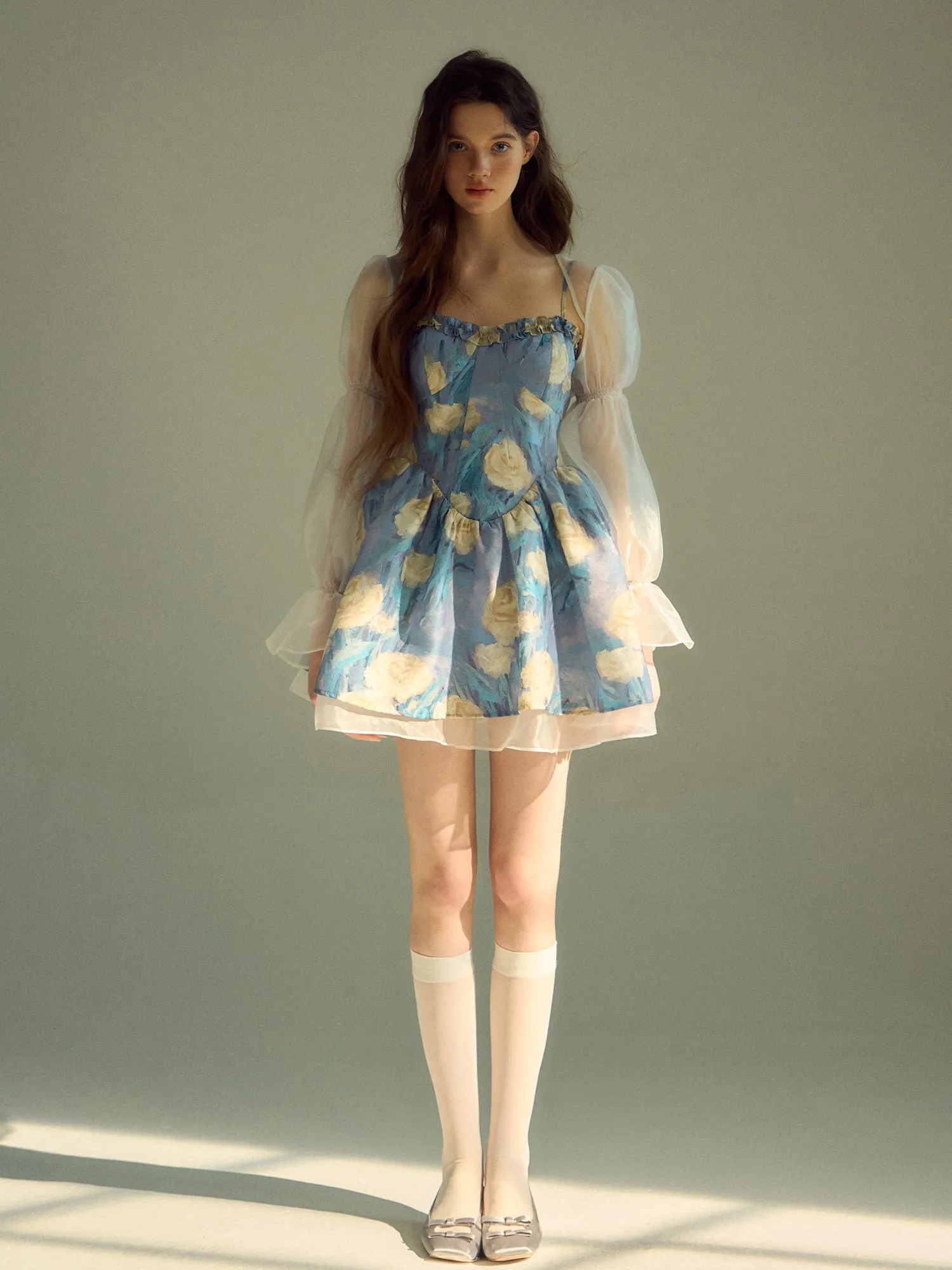 Flower Princess Feminine Lace Bolero＆Blosue＆One-Piece
