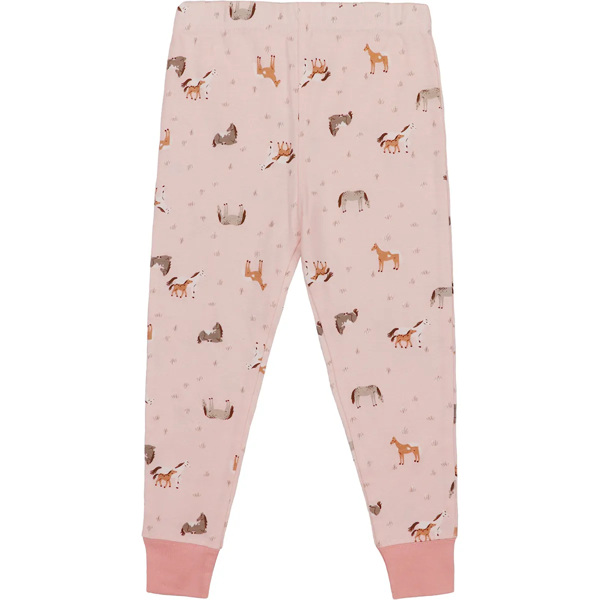 Girls' Horse Pasture Long-Sleeve Pajama Set J2S655