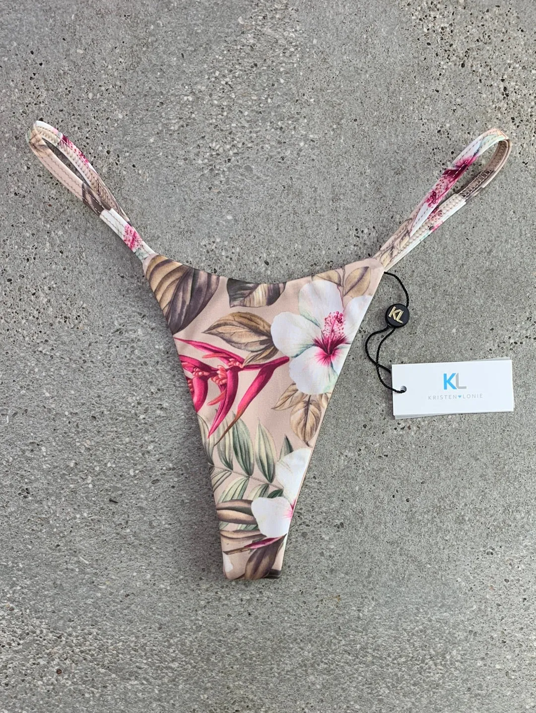 Hibiscus Island Bikini Bottom (Neutral)
