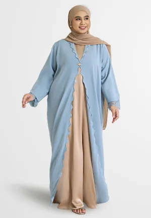 Kesuma Embroidery Abaya Style Outerwear