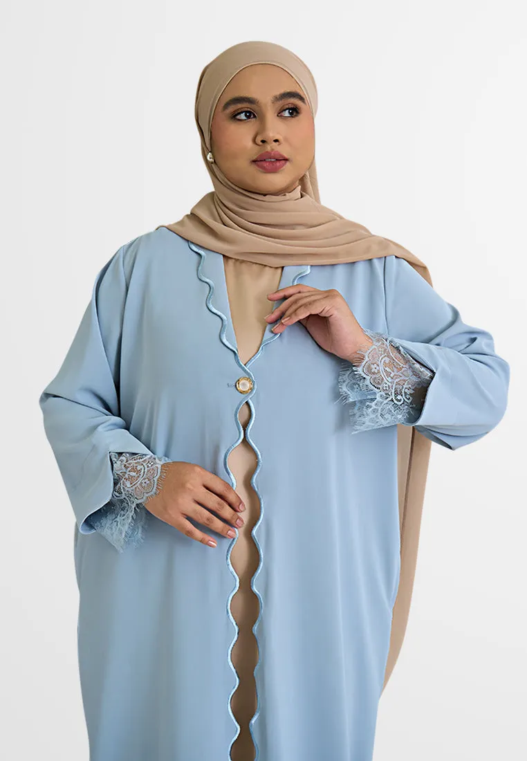 Kesuma Embroidery Abaya Style Outerwear