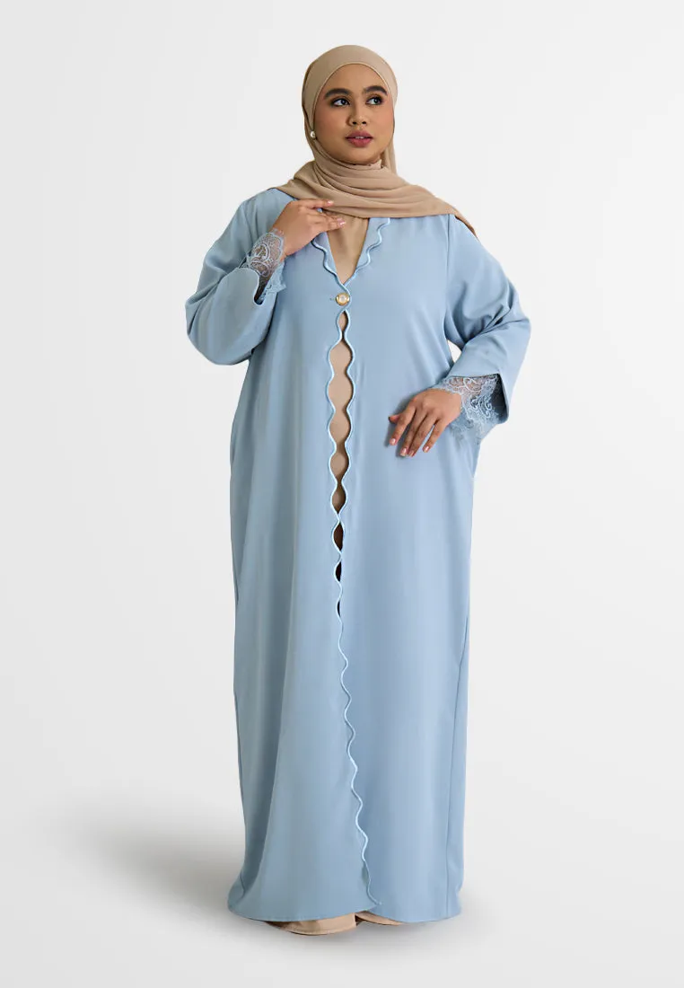 Kesuma Embroidery Abaya Style Outerwear