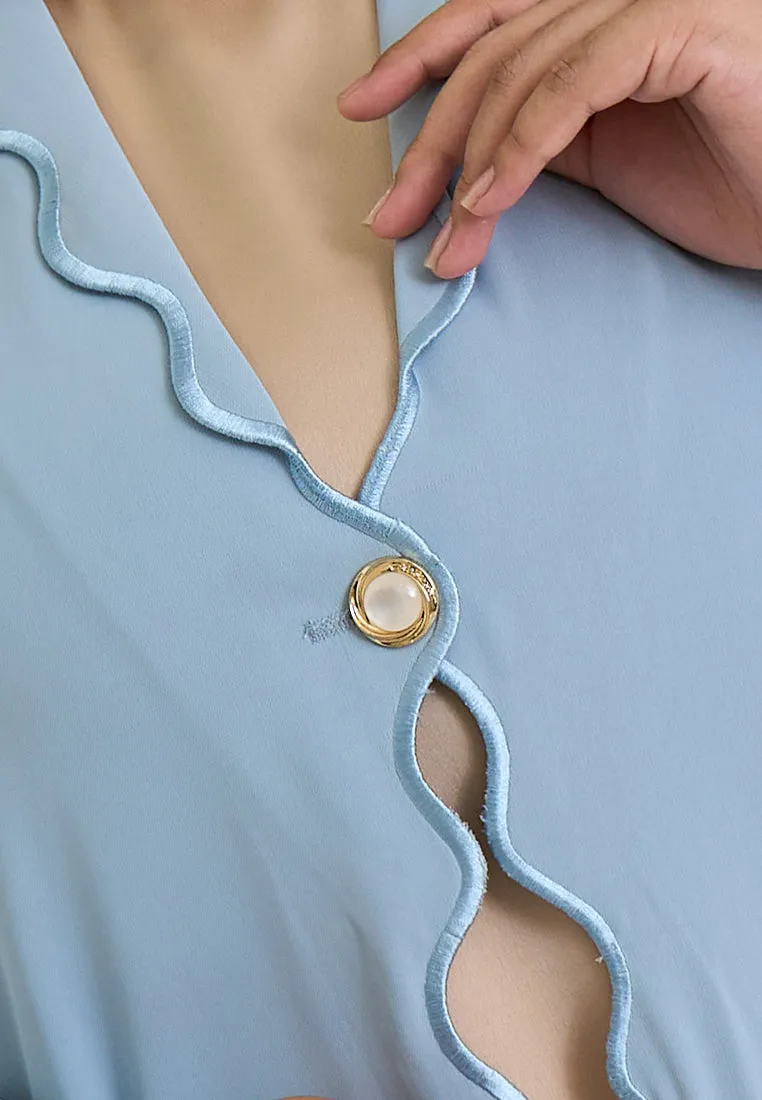 Kesuma Embroidery Abaya Style Outerwear