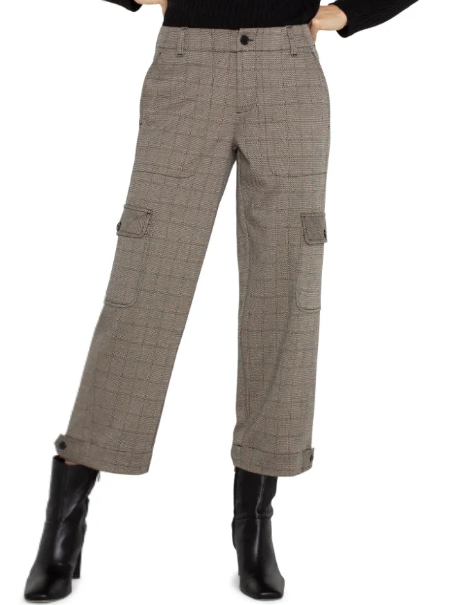 Liverpool Utility Cargo Crop With Tab Hem