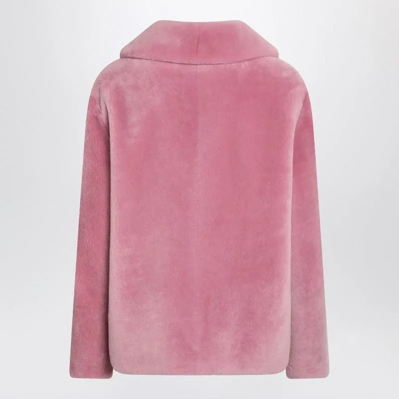 PRADA Shearling Jacket with Shirt Collar for Women