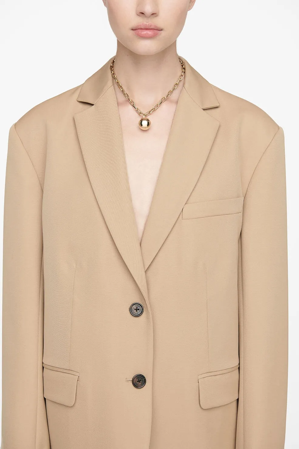 QUINN BLAZER - DEEP SAND
