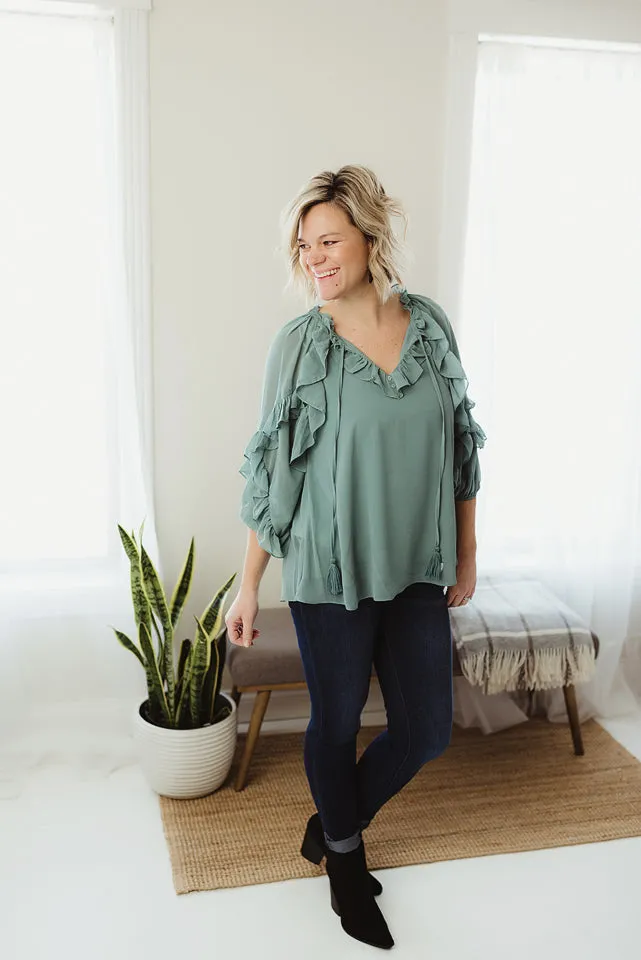 Ruffle Blouse