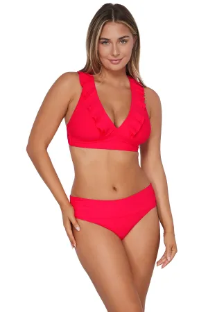 Sunsets Geranium Willa Wireless Top