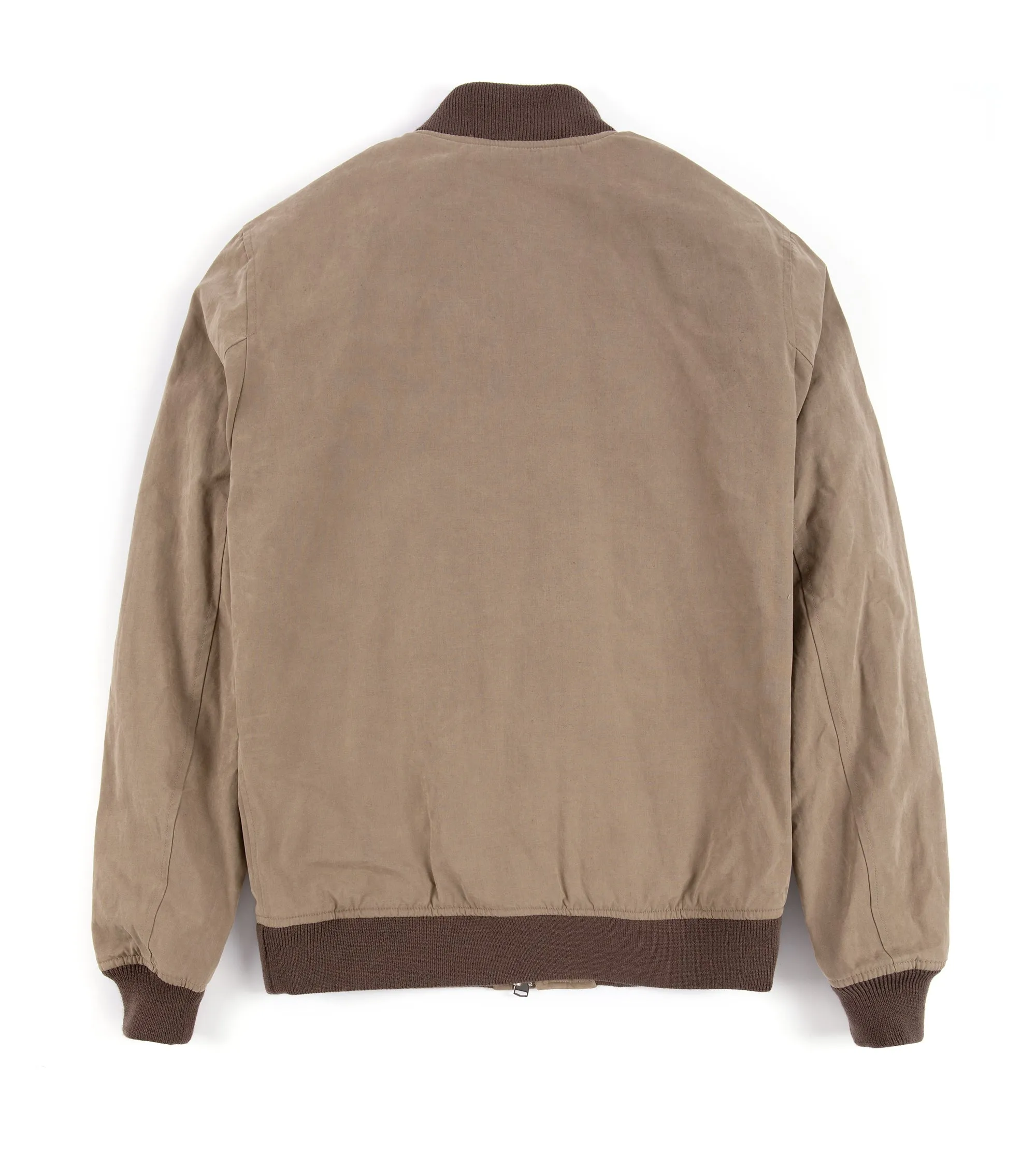 Valstar Valstarino Waxed Cotton Padded Zip Jacket: Dark Beige